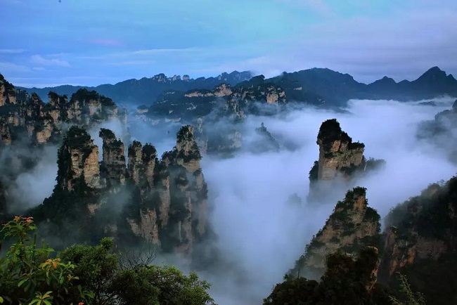 湖南张家界：俄罗斯游客入境游暴涨4倍，情侣跨国打卡张家界，景区上演惊喜求婚